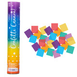Rainbow Multi-Coloured Paper Confetti Cannon (1)