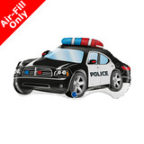 14 inch Police Car Foil Balloon (1) - UNPACKAGED