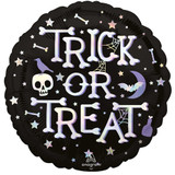 18 inch Trick Or Treat Iridescent Foil Balloon (1)