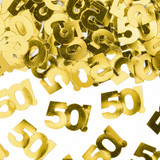 Gold 50 Metallic Confetti (15g)