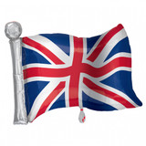 27 inch Great Britain Flag Supershape Foil Balloon (1)