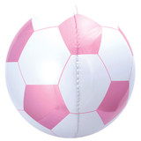 15 inch Pastel Pink Football Galaxy Sphere Foil Balloon (1)