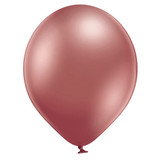 11" Glossy Rose Gold Belbal Latex Balloons (100)