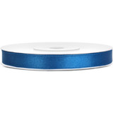 Blue Satin Ribbon - 6mm x 25m (1)