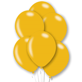 11 inch Pearl Gold Latex Balloons (10)