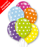 11 inch Stars Latex Balloons (6)