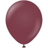 18" Standard Burgundy Kalisan Latex Balloons (25)