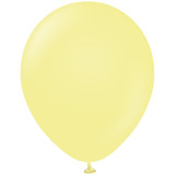 18" Macaron Yellow Kalisan Latex Balloons (25)