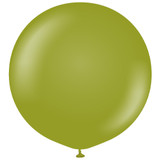 36" Retro Olive Kalisan Latex Balloons (2)