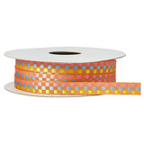 Orange Spring Olivia Ribbon - 11mm x 10m (1)