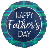 18 inch Father's Day Checks Foil Balloon (1)