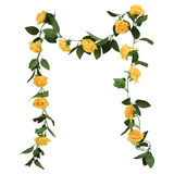 Yellow Rose Garland - 1.8m (1)