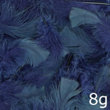 Navy Blue Feathers - 8g (1)