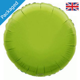18" Lime Green Round Foil Balloon (1)