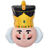 30 inch Nutcracker Head Foil Balloon (1)