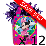 Box of 156g Minnie Mouse Tote Bag Balloon Weights (12)