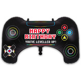 31 inch Happy Birthday Levelled Up Controller Foil Balloon (1)