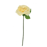 45cm Lemon Short Stem Tudor Rose (1)