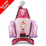 37 inch Haunted House Standing Foil Balloon (1)