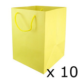 Lemon Yellow Flower Bags (10)