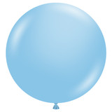 36" Baby Blue Tuftex Latex Balloons (10)