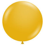 36" Mustard Tuftex Latex Balloons (10)