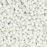 3mm White Seed Beads - 25g (1)