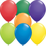 11" Carnival Assortment Latex Balloons (100)