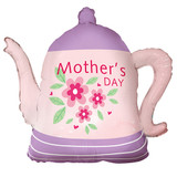 27 inch Happy Mother's Day Teapot Foil Balloon (1)