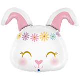 31 inch Hippie Bunny Foil Balloon (1)