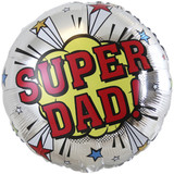 18 inch Super Dad Cartoon Foil Balloon (1)