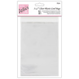 Clear Plastic Card Bags - 5" x 7" (50)