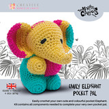 Knitty Critters Emily Elephant Mini Crochet Kit (1)