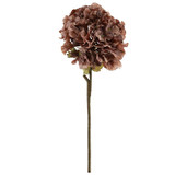 52cm Dried Touch Mocha Ruffled Hydrangea (1)