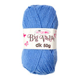 King Cole Big Value DK Cornflower Acrylic Yarn - 50g (1)