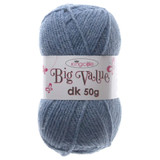 King Cole Big Value DK Denim Acrylic Yarn - 50g (1)