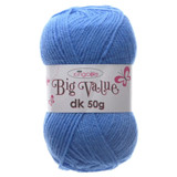 King Cole Big Value DK Saxe Acrylic Yarn - 50g (1)