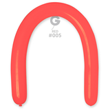 3" Standard Raspberry Red Gemar Entertainer Balloons (50)