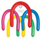 3" Classic Assorted Gemar Entertainer Balloons (50)