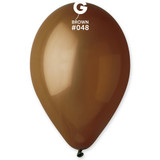 13" Standard Brown Gemar Latex Balloons (50)