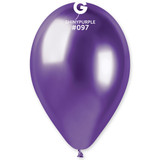 13" Shiny Purple Gemar Latex Balloons (50)