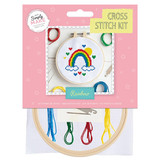 Rainbow Cross Stitch Hoop Kit (1)