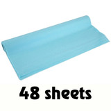 Light Blue Tissue Paper Sheet Roll - 75cm x 50cm (1)