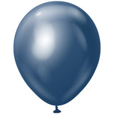 18" Mirror Navy Kalisan Latex Balloons (25)