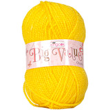 King Cole Big Value Chunky Yellow Acrylic Yarn - 100g (1)