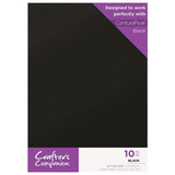 A4 Glitter Black Card Sheets (10)