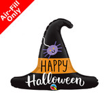 14 inch Halloween Witch Hat Foil Balloon (1) - UNPACKAGED