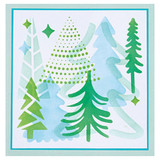 Sizzix Doodle Trees Layered Stencil Set (4)