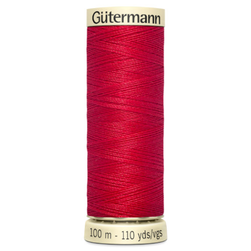 Gutermann Red Sew All Thread - 100m (1)