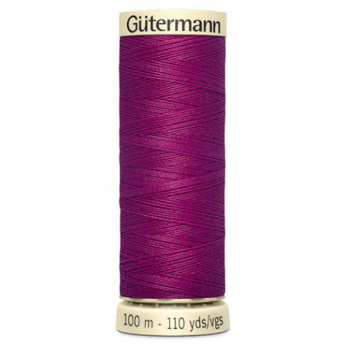 Gutermann Berry Purple Sew All Thread - 100m (1)